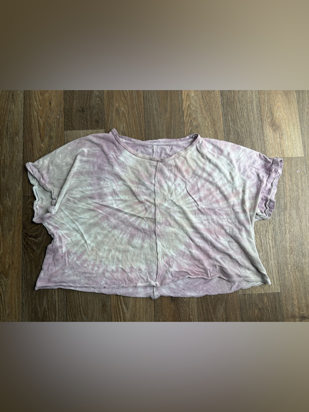 American Eagle Lavender Tie-Dye Tee